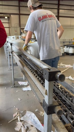 On the line —> to your local cage. The life of a #ClarkGas cylinder🔥 | Clark Gas Company