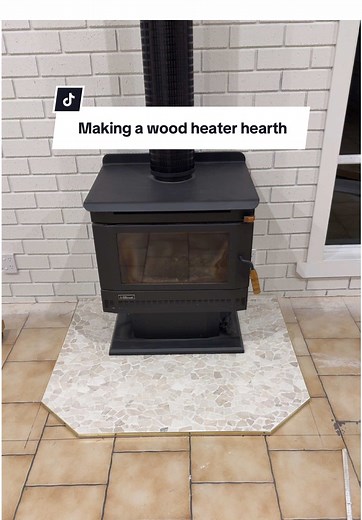 Making a Wood Heater Hearth: Easy DIY Project