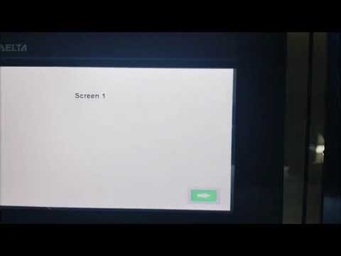 Lab Exp - 11 : Delta HMI Login Screen & multiple screen