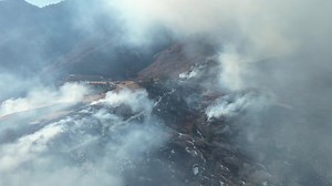 7.4K views · 197 reactions | At the request of our partners at U.S. Air Force Academy, below is drone footage from the CSFD Special Operations Unit of the #WestMonumentCreekFire burning on USAFA land. At last update the fire was 150 acres, a containment estimate has not been determined yet. | Colorado Springs Fire Department | Facebook