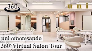 360° Virtual Salon Tour : Experience a Tokyo Hair Salon Visit in uni omotesando - WACOCA TOURS