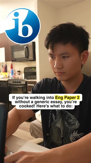 @melvin_fung on Instagram: "If you plan on writing Paper 2 on the spot during the exam, you are cooked. How do you expect to write about two completely different books in just two hours. Be serious. Instead, what I teach my students is this. You write a level 7 Paper 2 generic essay in advance. One where the prompt is flexible enough to fit all the questions given on the exam. If you handed that essay to a grader, it would be graded a 7. Guaranteed. Once it is memorized, you bring it into the ex