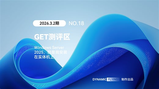 GET测评区 2026.3.2期：Windows Server 2025，但是我安装在实体机上