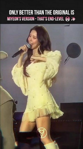only better than the original is Miyeon’s version - that’s end-level 😭✨ | perfection of i-dle fancam