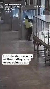 🔴 DOCUMENT FRANCETV. Casse du Louvre : les images exclusives du vol des bijoux