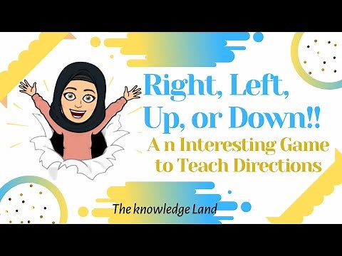 Teach your child/ student directions with this simple hands-on activity