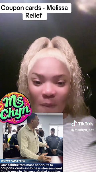 Government of Jamaica shifts from mass handouts to coupon cards. #loveofpeople #nationbuilder