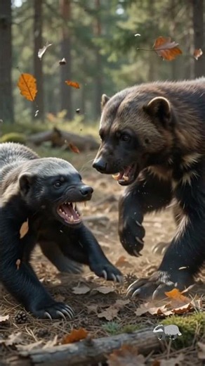 Honey Badger vs Wolverine | Fearless Wildlife Showdown 🦡⚔️