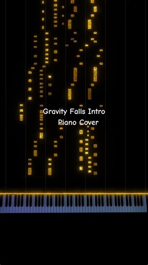 DaPiano on Instagram: "Gravity Falls Intro | Piano Cover by DaPiano | Tutorial"