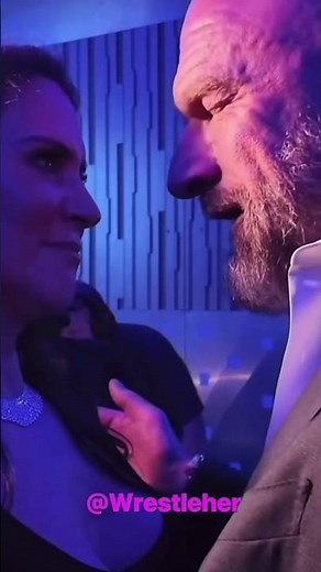 Triple H Congratulates Stephanie McMahon Backstage on Her Hall of Fame Induction 👏✨ 🎉