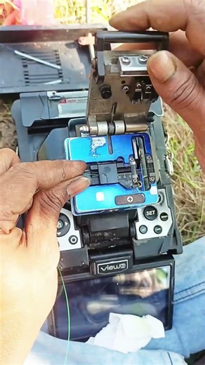 Optical Fiber Splicing Ful Process #fibersplicing #opticalfiber #techshorts