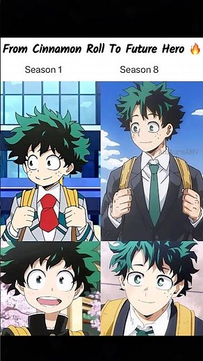 My Hero Academia Season 1 vs Season 8 🤯 Deku’s Glow-Up Is Unreal!🔥