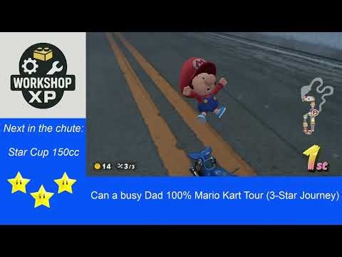 Can a Busy Dad 100% Mario Kart Tour (3- Star Journey) Part 1- Star Cup- DK Pass