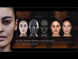 Free 3D scan and 3D head model of Louise - a Digital Human by Eisko