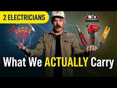 What Two Commercial Electricians Actually Carry — Every Tool and Price Breakdown