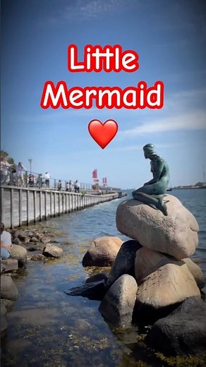 The Little Mermaid – Copenhagen Iconic Landmark | Den Lille Havfrue #denmarktravel #ilovedenmark