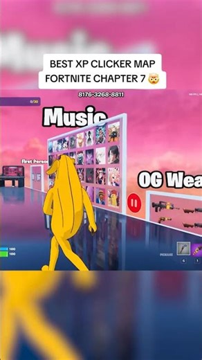 This xp clicker map is really insane 💀🙏 #fortnite #fortnitexp #fortniteclips