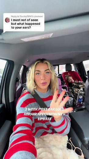1 Week Post Ear Lobe Repair Appointment Update