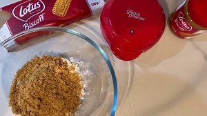  Biscoff AND cookie dough, what more could you want? Check out our Mini Snack Maker and create your own delicious cookie doughs, pancakes, eggs, and more! https://amzn.to/3GoUyke | Giles & Posner | Facebook