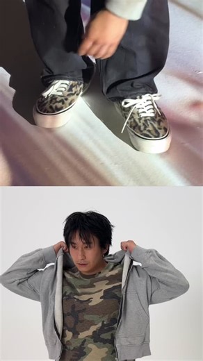 vans on Instagram: "Masa wears the Premium Authentic in Leopard Black / Brown. OPEN SET // LOS ANGELES Talent: @_masasun_ Photo: @morgan.maher Video: @britneybarnhart Stylist: @mandaknowsbutts Creative: @burbia.studio"