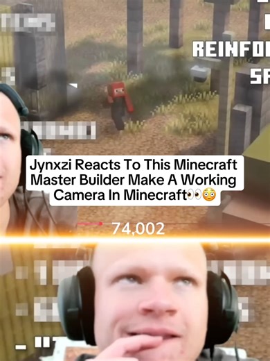Jynxzi Reacts to Minecraft Master Builder's Working Camera