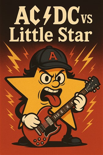 What happens when Twinkle Twinkle Little Star meets AC/DC? The loudest lullaby ever! 🤘✨😂 #acdc #classicrock #rockmemes #metalparody #twinkletwinklelittlestar #kidsongs #musicmeme #funnyvideo #memereels #viralreels #fyp #trendingreels | Michele Vinci