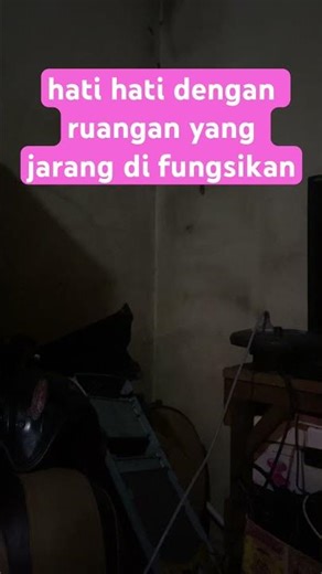 Be careful with rooms that are rarely used #ustadzadihidayat