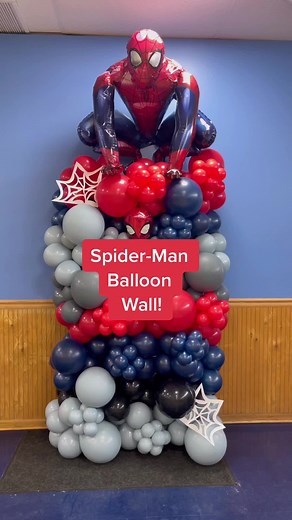 Spider-Man Balloon Wall DIY: Easy Tutorial