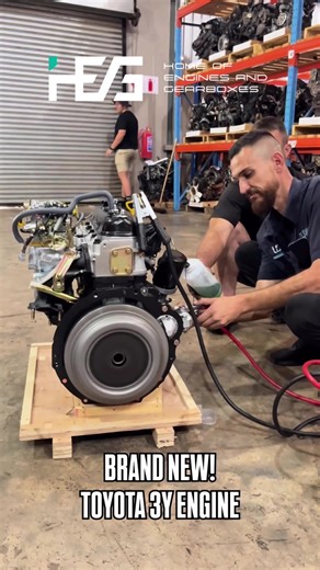 Listen to this Toyota 3Y engine coming to life. One of Toyota’s most trusted workhorse motors, the 3Y is reliable, simple and built to last. Fits vehicles like: • Toyota HiAce vans • Toyota Dyna / ToyoAce trucks • Toyota Hilux (older models) Perfect for taxis, small businesses and restorations. Brand new, straight out the box with 0km on the clock. These engines don’t stay in stock for long. 📍 Visit us in Rosslyn, Pretoria 📞 Whatsapp Home of Engines and Gearboxes: 068 539 3212 #toyota #engines