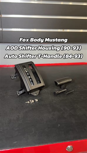 14K views · 237 reactions | Now Available from 5.0Resto: Fox Body Mustang AOD Shifter Housing (90-93) & Auto Shifter T-Handle (84-93). Get yours now, only at LMR #latemodelresto #reels | Late Model Restoration | Facebook