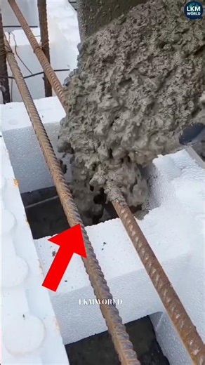 Thermocol se ghar kaise banaye? 🏠 | ICF Construction Technology #shorts