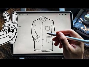 How to draw a Lab Coat 🥼