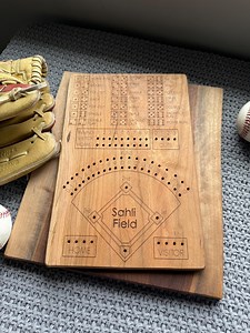 Baseball Dice Game, Hardwood Baseball Board Game, Baseball Peg Game, Gift for Baseball Lover, Custom Game - Etsy