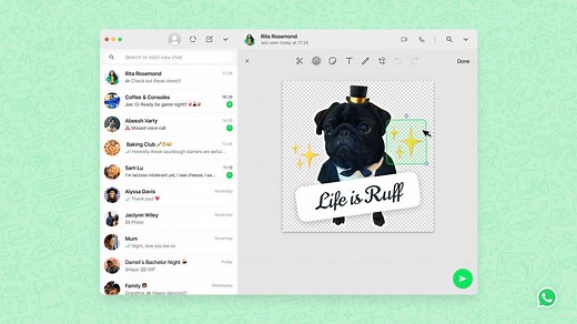 WhatsApp Rilis Sticker Maker untuk versi Web dan Desktop