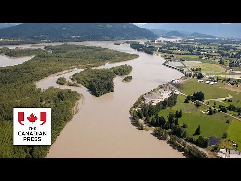Helicopter rescue for people and dogs amid B.C. flooding