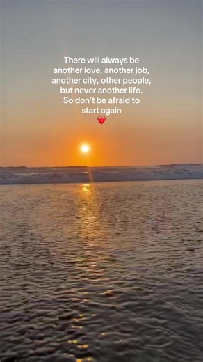 One life. Live it. Never be afraid to start again. #life #travel #startagain