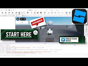 Roblox Studio Introduction Beginner Tutorial || Explaining Options, How to Use Tutorial #1