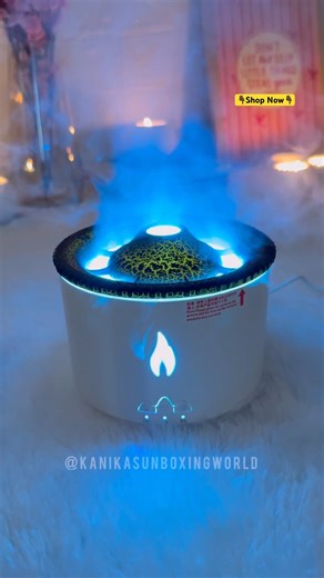 Volcano Humidifier From Meesho 🎀💕 #shorts