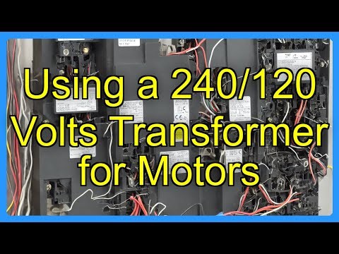 Using a 240/120 Volts Transformer for Motors