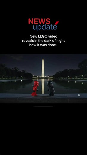 How the LEGO Night Reveal Was Done at the National Mall Reflecting Pool