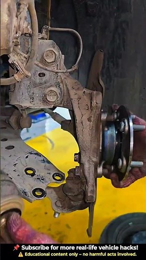 Toyota camry install new front wheel bearing #automobile