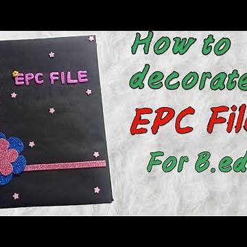 EPC-2 ,File of B.ed 1st year