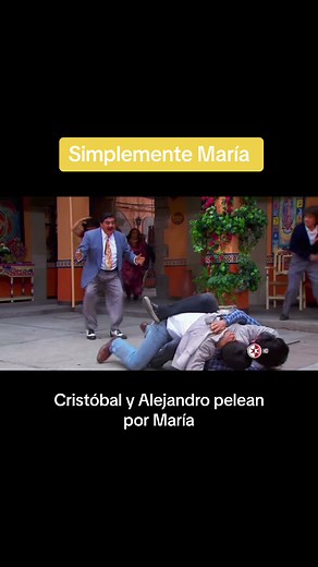 Cristóbal y Alejandro pelean por María en Simplemente María