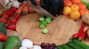Cucumber, Vegetable, Fruit. Free Stock Video