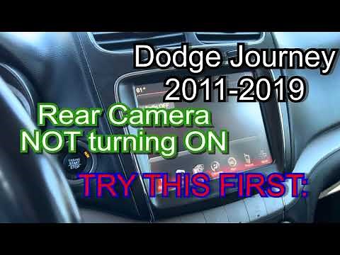Rear camera fix, Dodge Journey 2011-2019 check this first