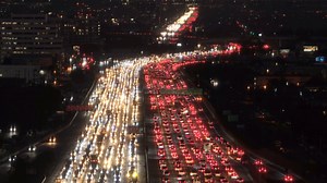 Heavy Traffic Causes Major Congestion Of Stock Footage SBV-349189855 - Storyblocks
