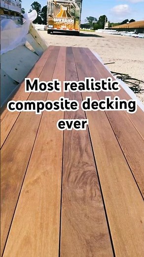 This pioneer ipe by Eva-last is crazy realistic! #decking #deckbuilding #composite
