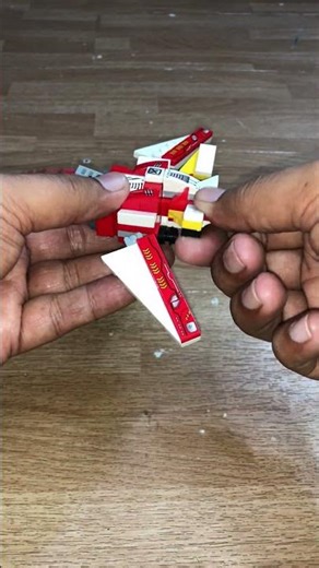 Red Eagle Fighter Toy Build ✈️ LEGO Compatible Jet Assembly #imalidotcom