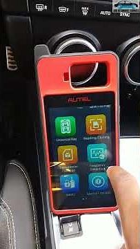 2018 Jaguar E-Pace : Generating smart key with universal key from autel on km100