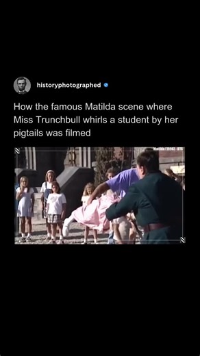 Matilda (1996) Credit: @historyphotographed #matilda #film #movies #behindthescenes #filmtok